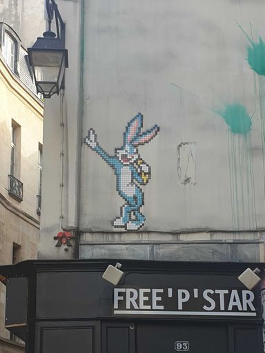 Space Invader PA_1172 : Bugs bunny