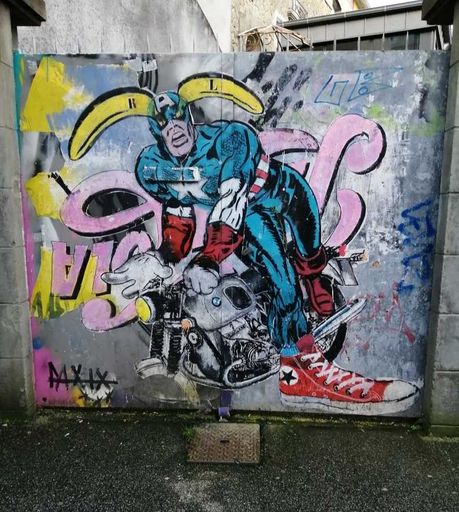 Captain America france-quimper-graffiti