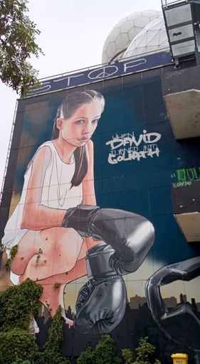 When david turned into goliath