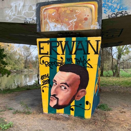 Erwan, repose en paix france-reze-graffiti