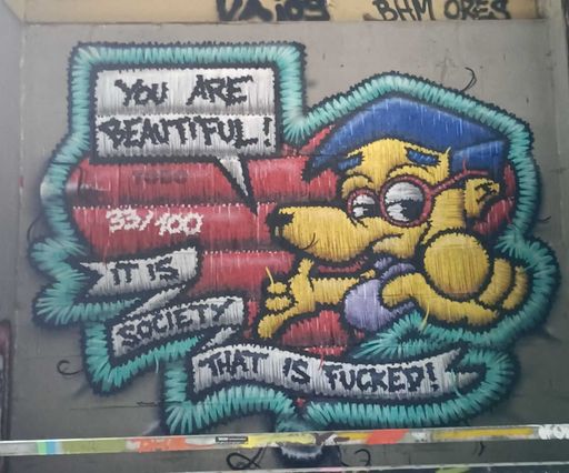 Tou are beautiful! It is society that is fucked!