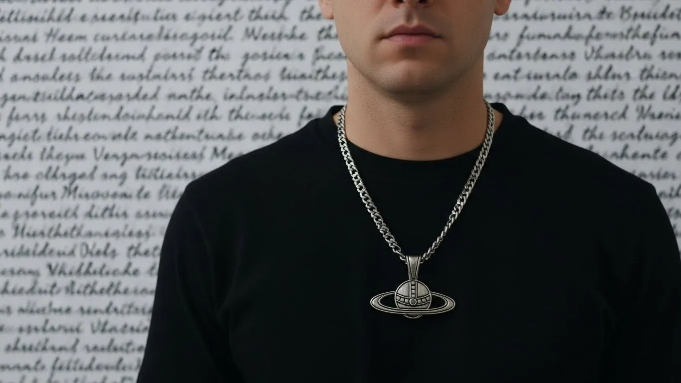 Mens Necklace Vivienne Westwood: Punk Inspired Mens Necklace Vivienne Westwood: Punk Inspired