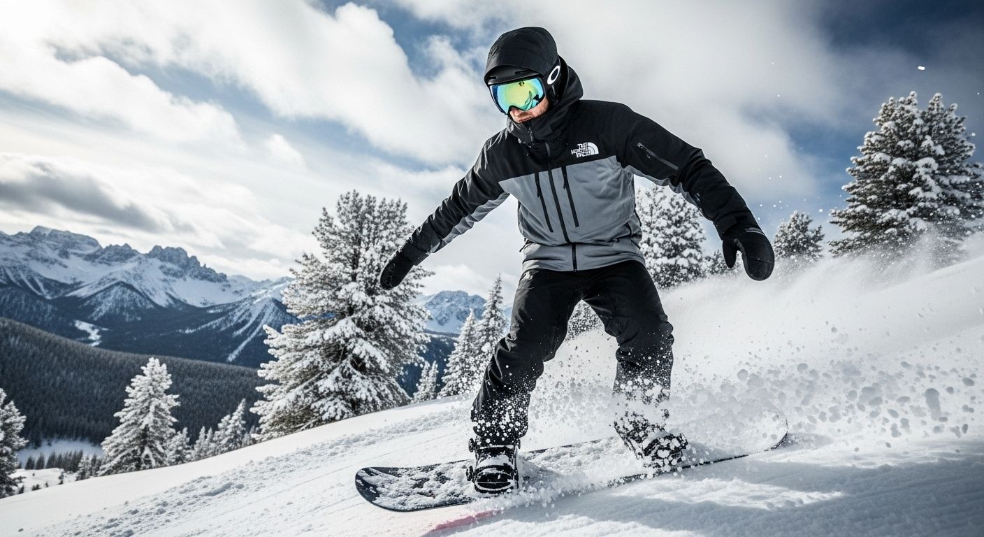 the north face jacket snowboard