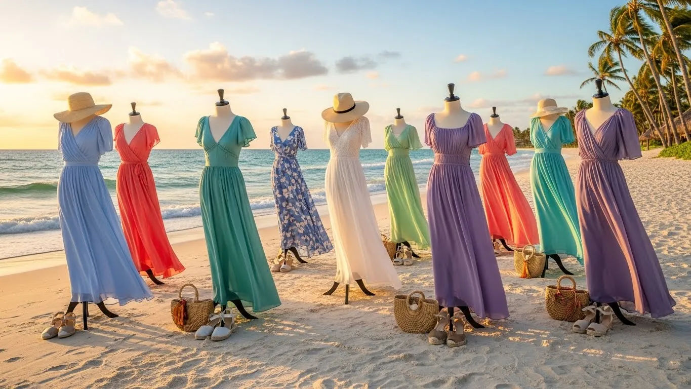 wedding guest dresses for beach wedding