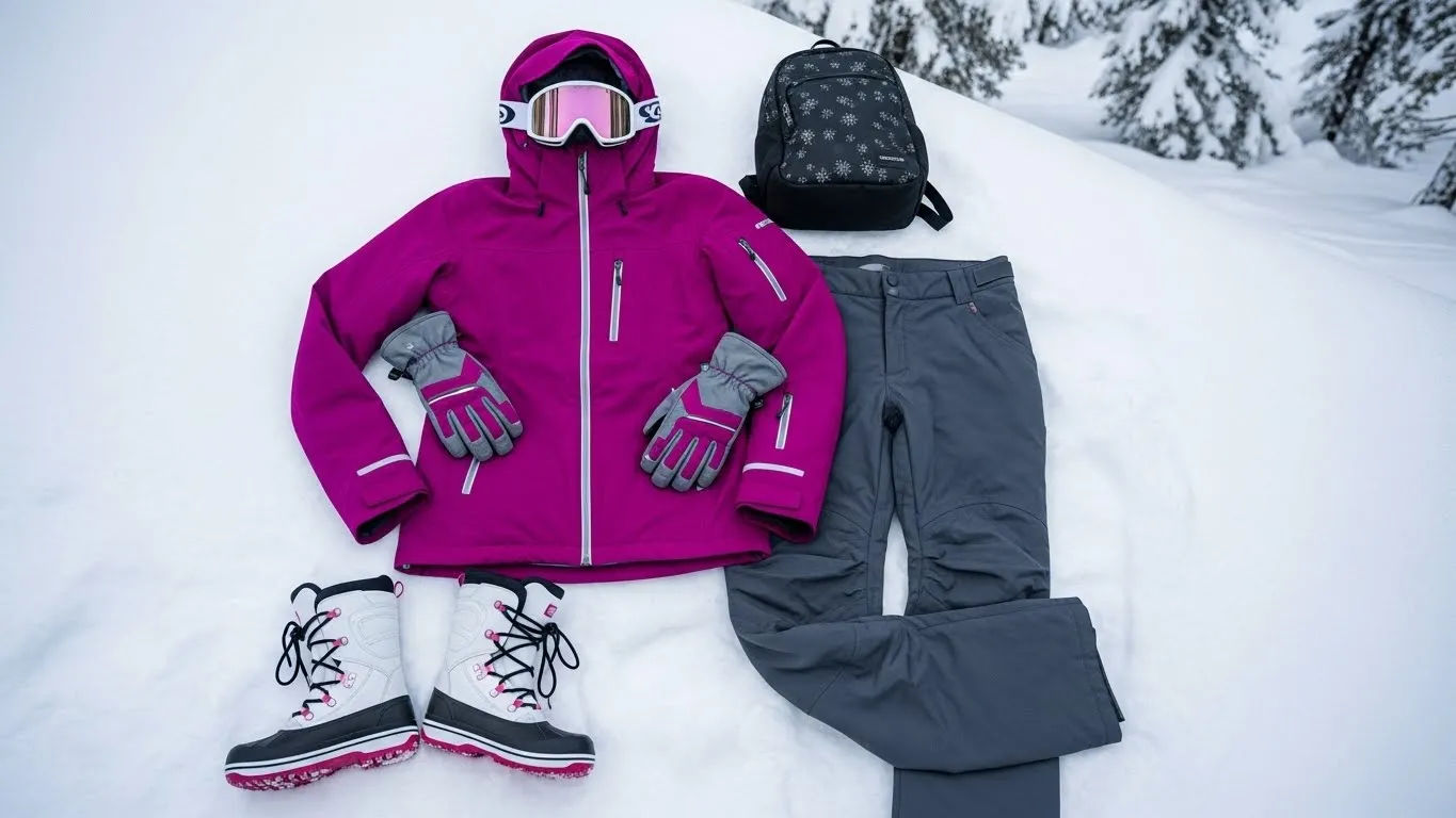 womens snow outfit