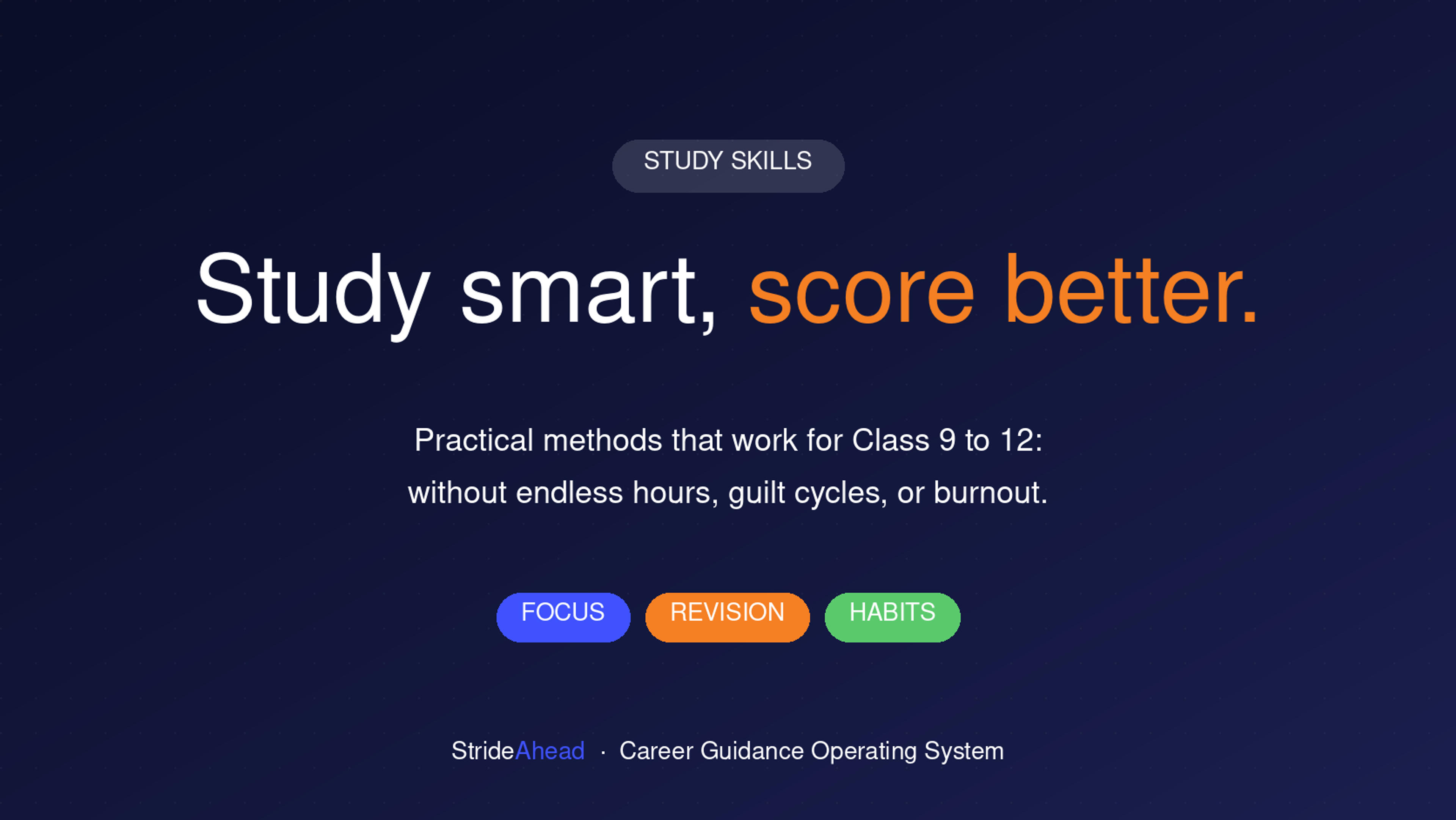 How to Study Effectively and Score Better in Class 9–12