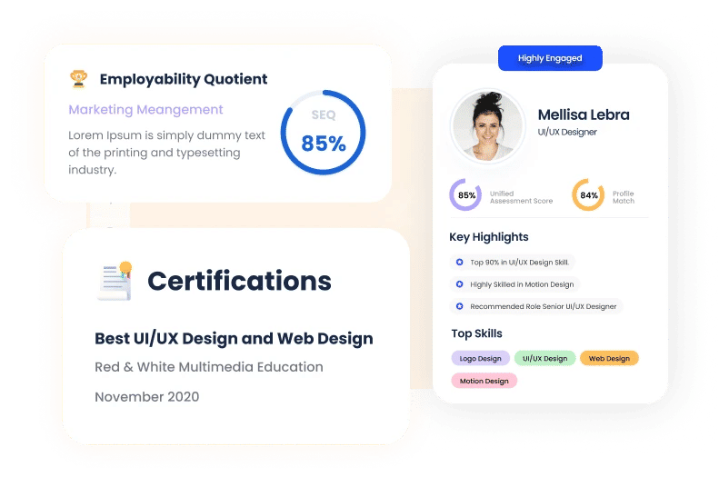 Student employability profile and certifications