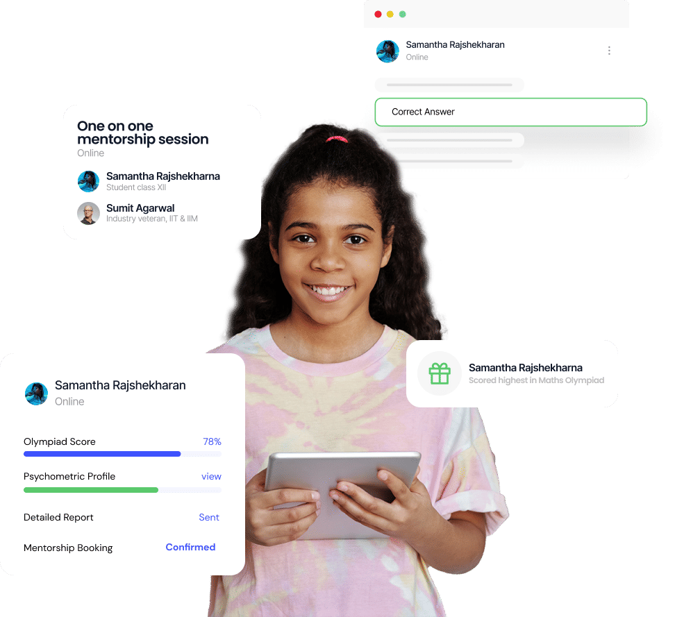 Student using Stride Ahead career intelligence platform with mentorship and psychometric profile