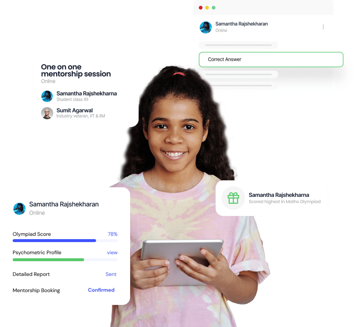 Student using career intelligence platform