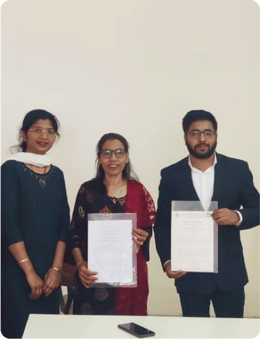 MOU signing with a partner college