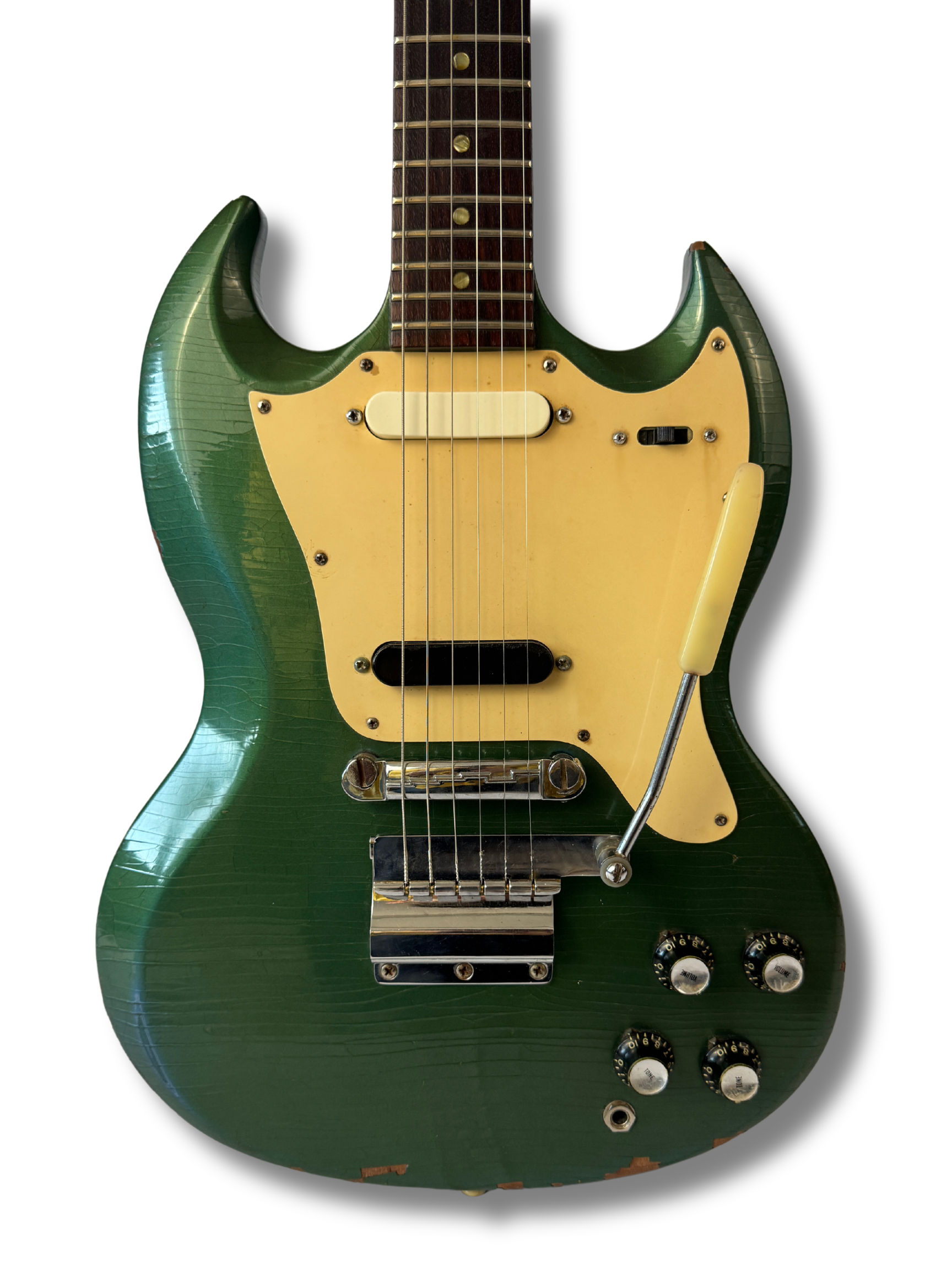 ギター Gibson Melody Maker StringTree | 1966 Pelham Blue Gibson Melody Maker D
