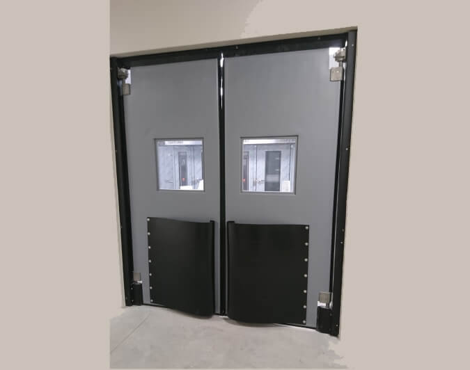 Double swing kitchen door Commercial kitchen double swing door
