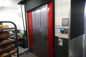 Bakery plastic strip curtains Rubber curtain strips