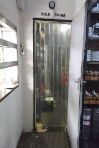 Cold room door curtains Clear plastic strip curtains