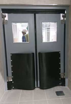 Dbl Durulite Doors Single or double leaf impact traffic doors