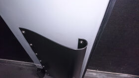 Sgl bumper restaurant traffic door Spring bumper spec single impact traffic door