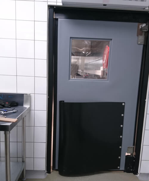 Single leaf traffic doors Impact entry doors