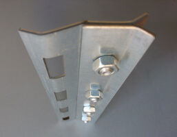 Galv strip curtain bracket Strip curtain kit