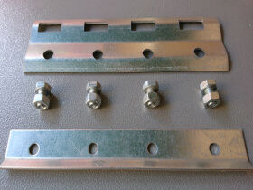 Galvanized fascia plate 200 mm