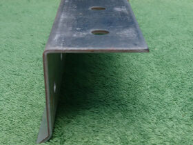 Galvanized strip curtain rail fixed type