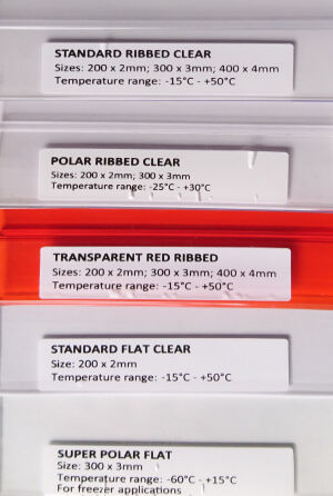 Temperature range pvc curtain strips