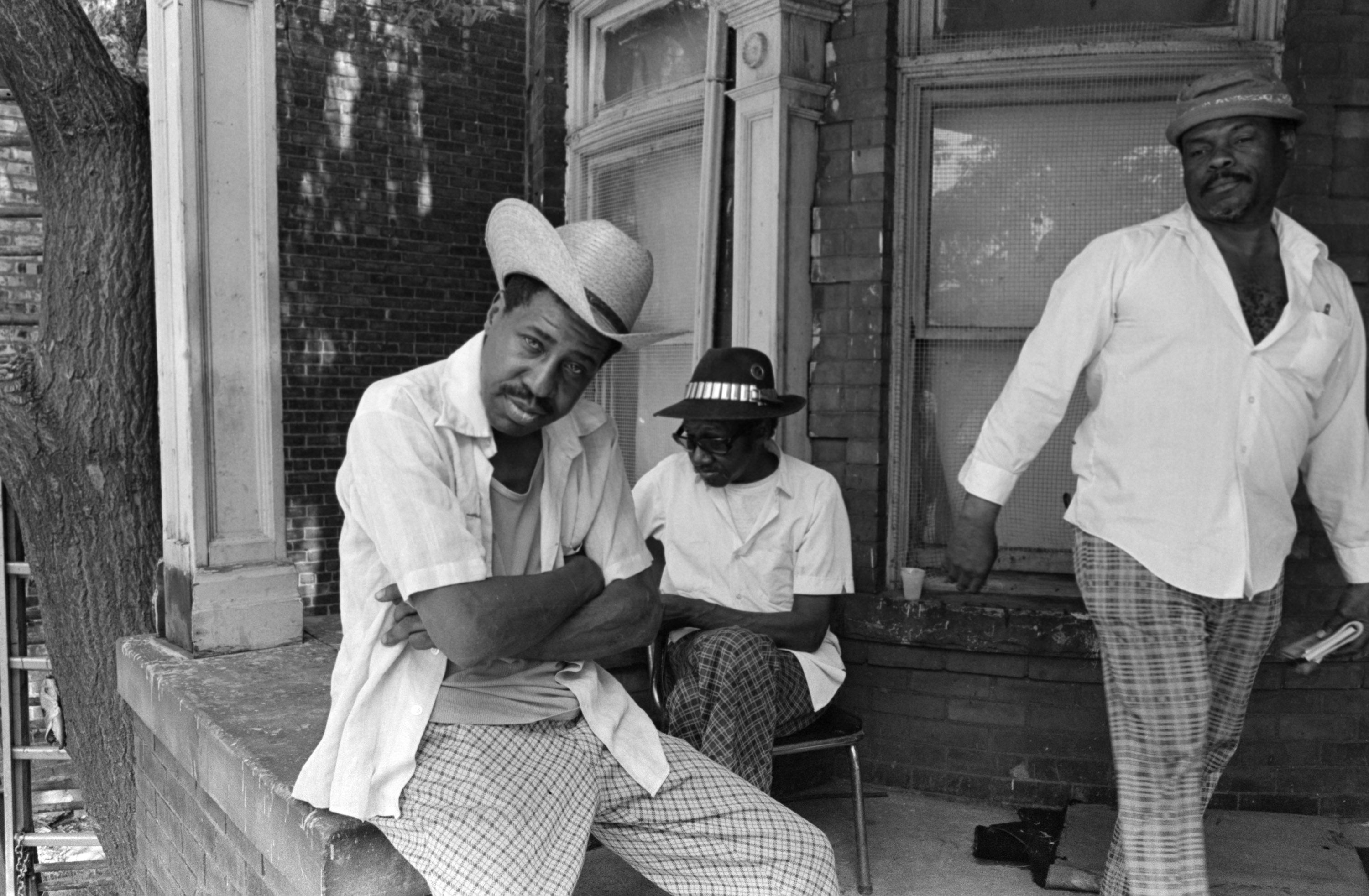 Guys on Porch by Roger J. Martin