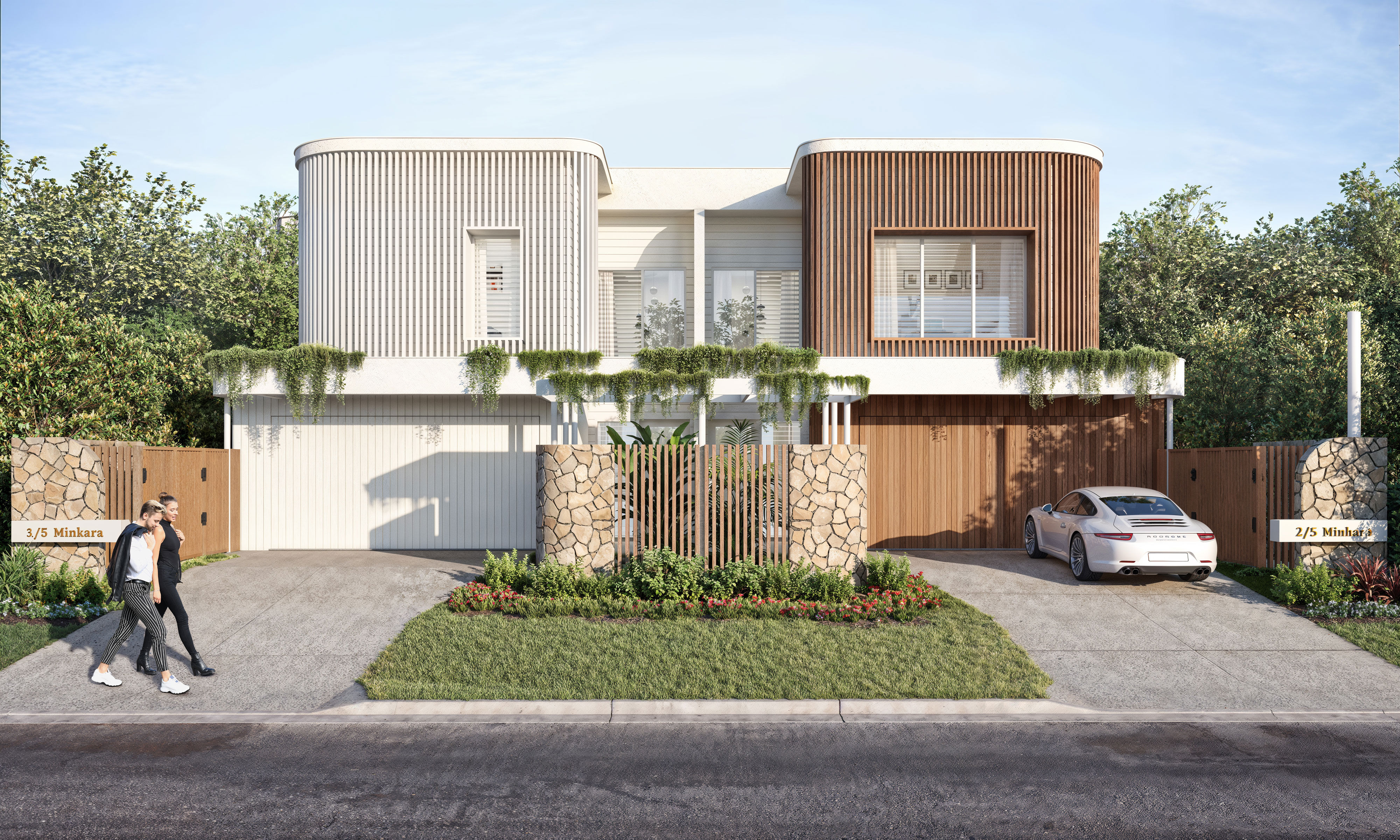 Portuguese home turned into brightly-hued hostel