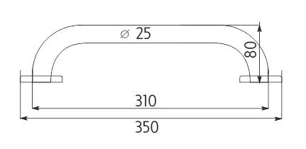 MADLO CHROM 30 CM — náhled 2