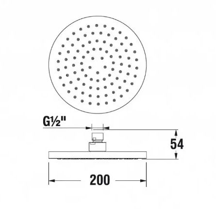 MIO hlav.sprcha CR pr.20cm — náhled 2