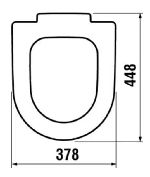 MIO/CUBITO wc sedátko bez soft close — náhled 2