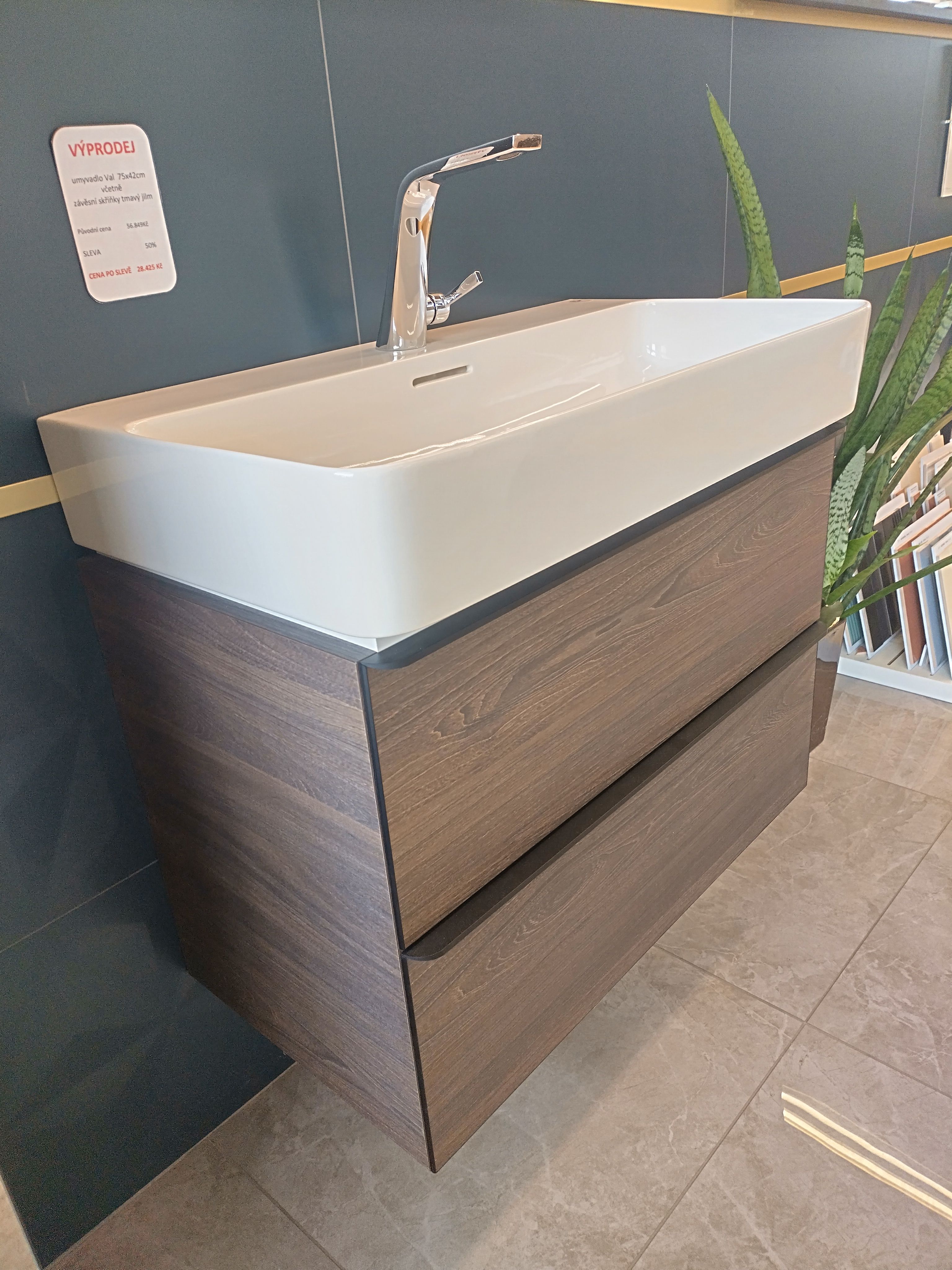 Skříňka s umyvadlem VAL 75x42 — náhled 2