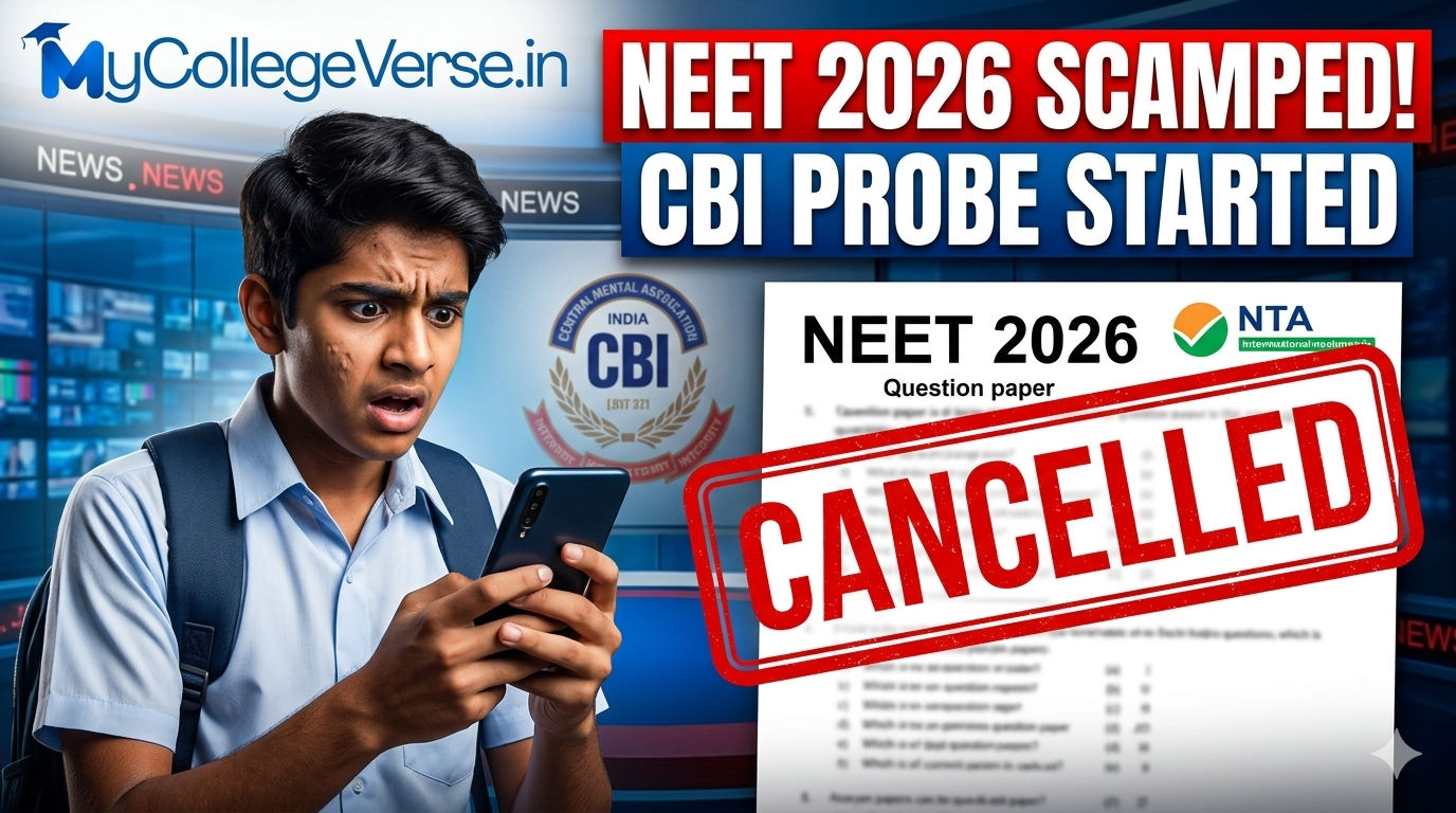 NEET UG 2026 Cancelled: NTA Official Re-Exam Date & CBI Probe News
