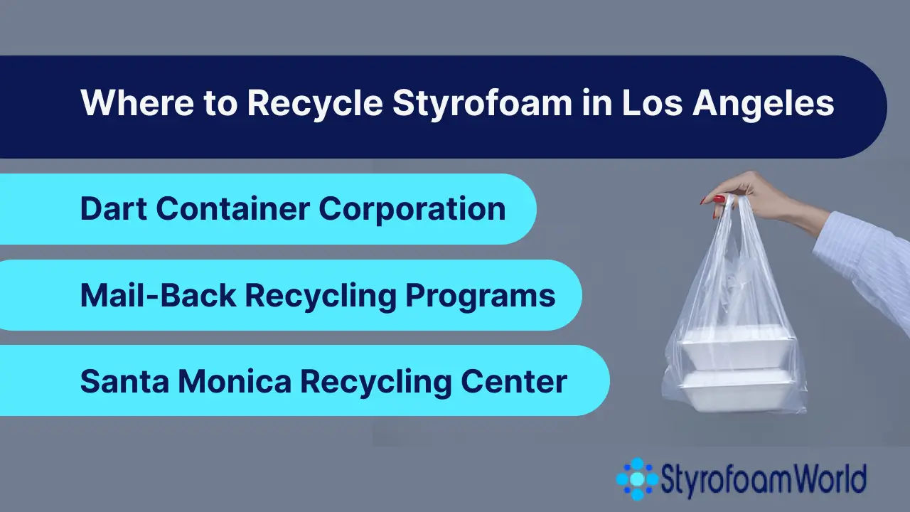 Styrofoam drop-off center in Los Angeles, CA.