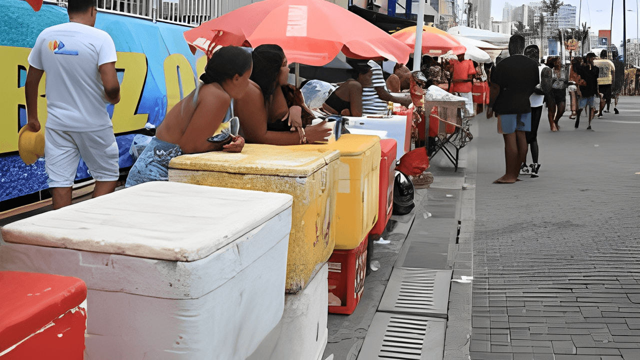 Styrofoam being the everyday hero, keeping cold drinks chilled during a picnic