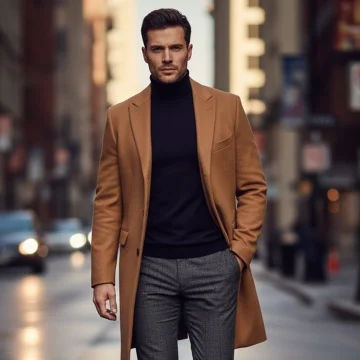 Men Brown Blazer Style