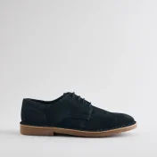 Men’s Navy Blue Suede Desert Shoes