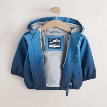 Kids’ Ombre Blue Waterproof Cagoule Jacket