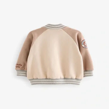 Kids’ StoneGrey Jersey Bomber Jacket