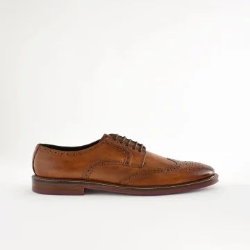 Men’s Tan Brown Leather Chunky Brogues