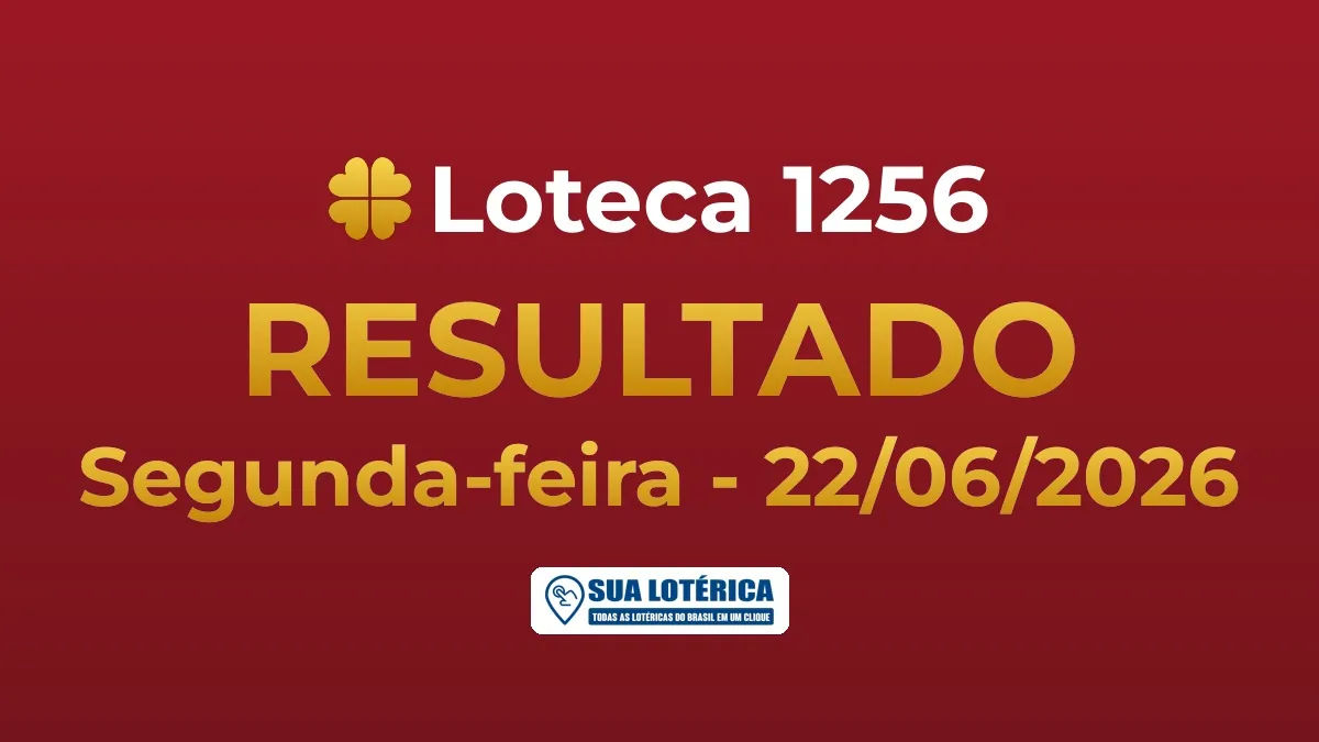 Resultado da Loteca 1256, prêmio de R$ 2,7 milhões