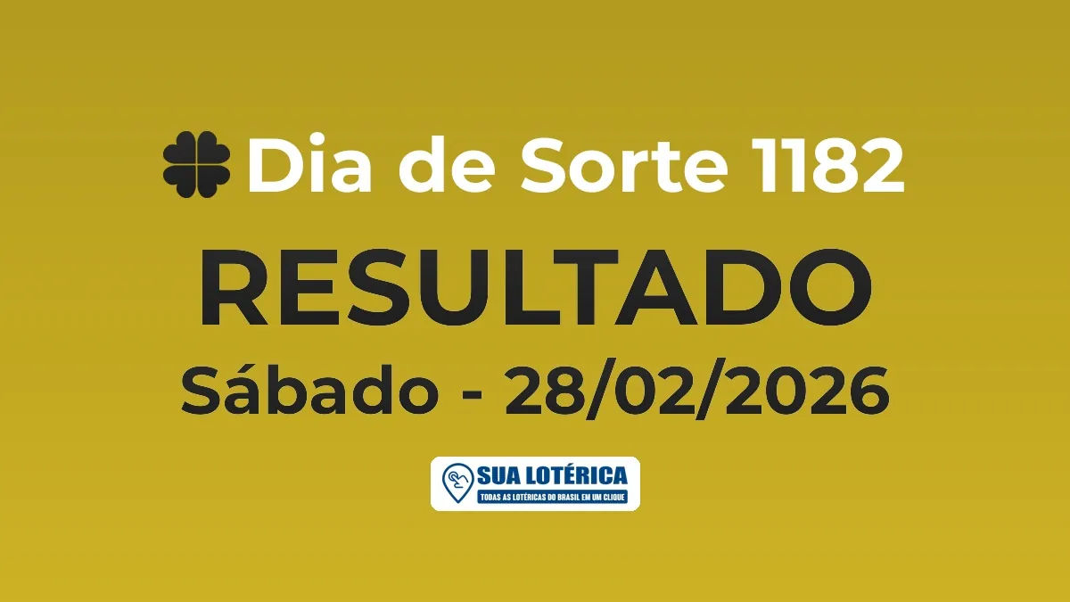 Resultado do Dia de Sorte 1182, acumulou em R$ 606.014,67