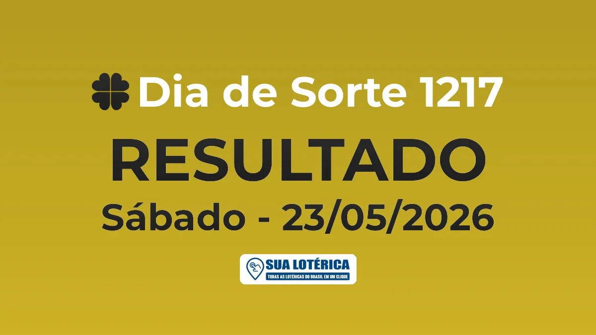 Resultado do Dia de Sorte 1217, acumulou em R$ 178.721,97