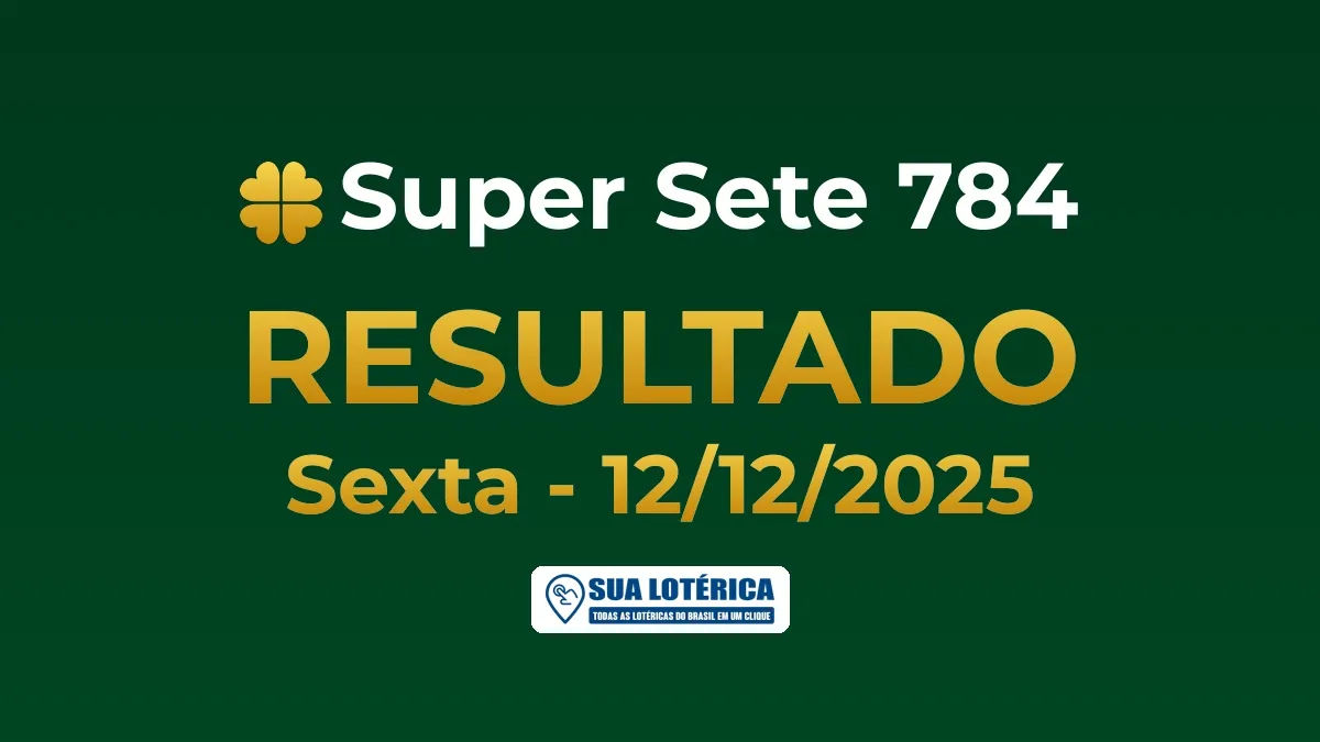 Resultado do Super Sete 784, acumulou em R$ 386.449,08