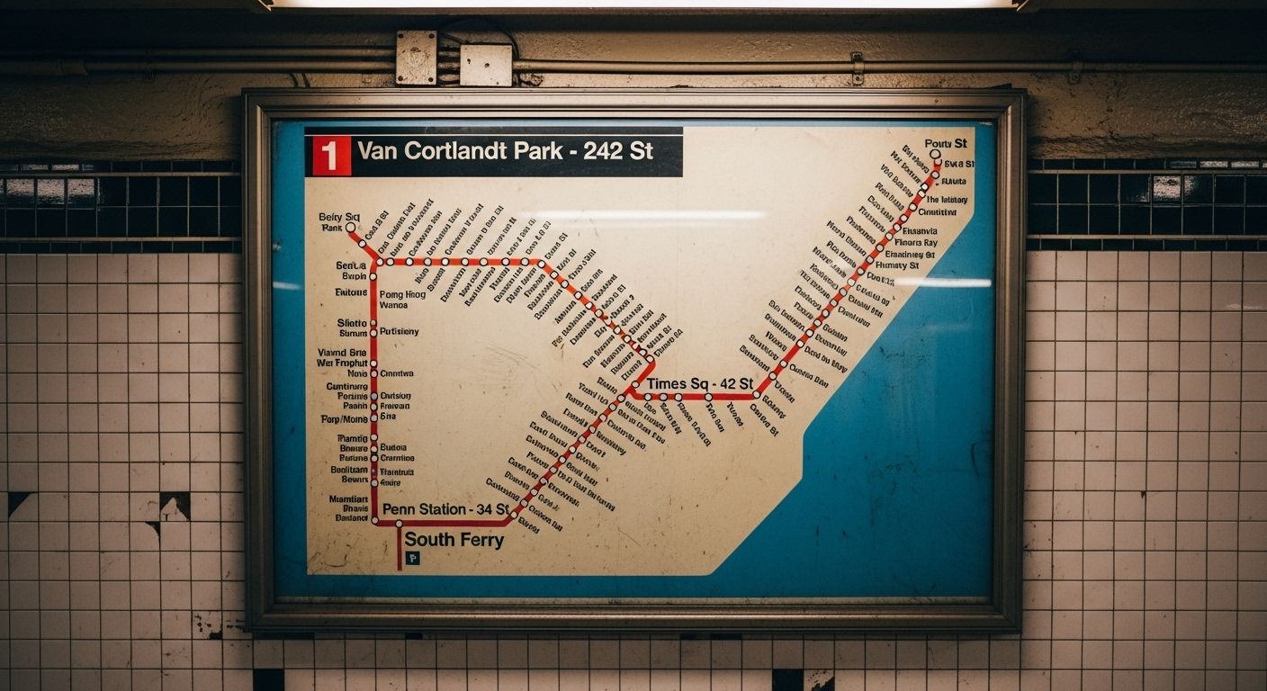 1 train stops map