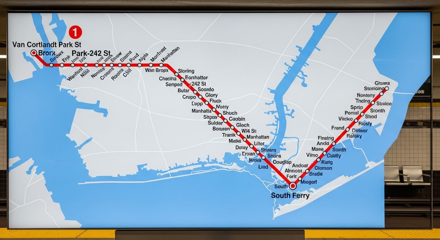 1 Train Stops Map Eases Manhattan Travel