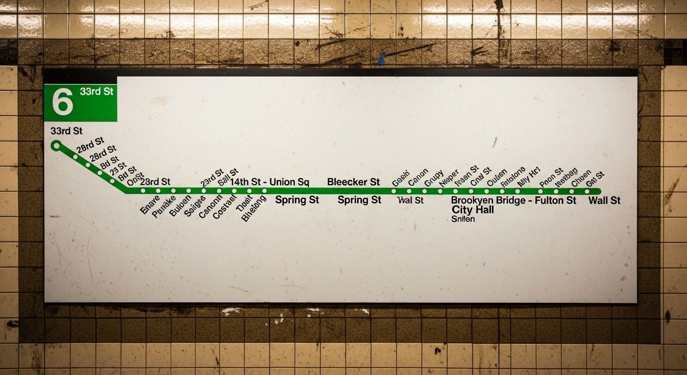 6 train subway map