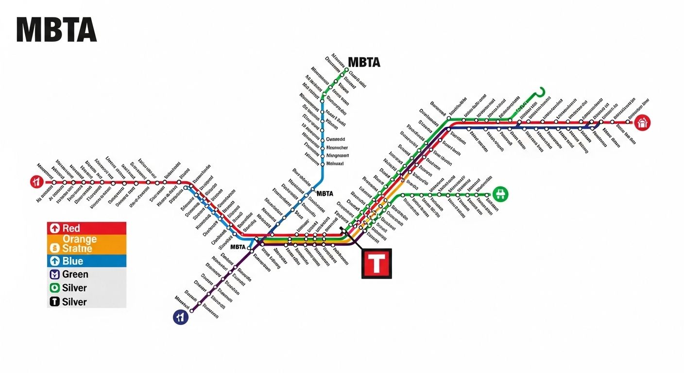Boston Subway Map PDF Guides City Travel Boston Subway Map PDF Guides City Travel
