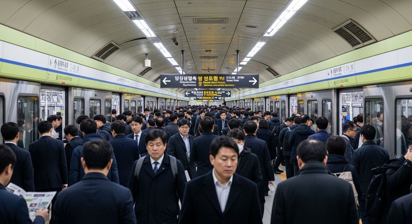Gongdeok Subway Station Connects Seoul Hub
