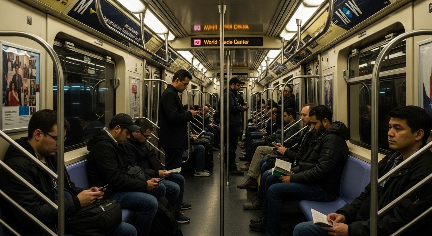 Grand Central to World Trade Center Subway Paths