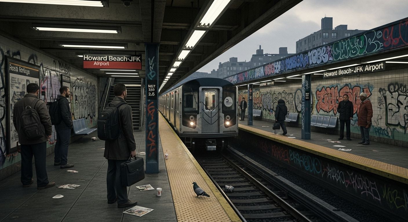 howard beach jfk subway station